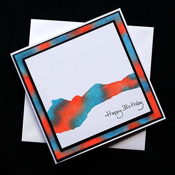 Happy Birthday - Handcrafted Birthday Card - dr16-0007