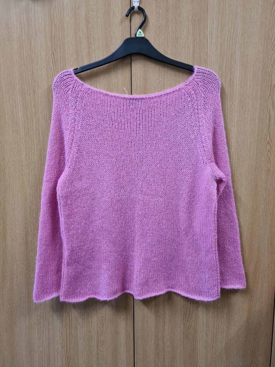 Mohair relaxed jumper. Size M & L