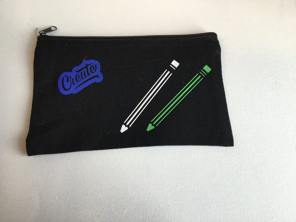 Pencil case. Case for school pencils.