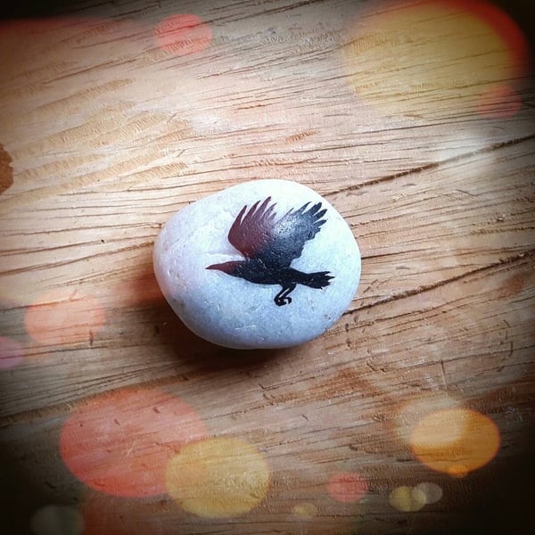 Raven Spirit Stone - MADE TO ORDER