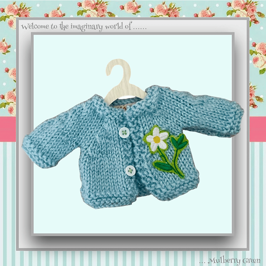 Strawberry Flower Embroidered Cardigan 