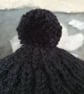 Tea Cosy for Le Creuset Medium Grand 1.3L Tea Pot, Hand Knitted, Solid Black - Image 5