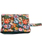 Floral Wristlet Bag - Colourful Flower Zipped Purse - Handmade Gift for Her - Image 2