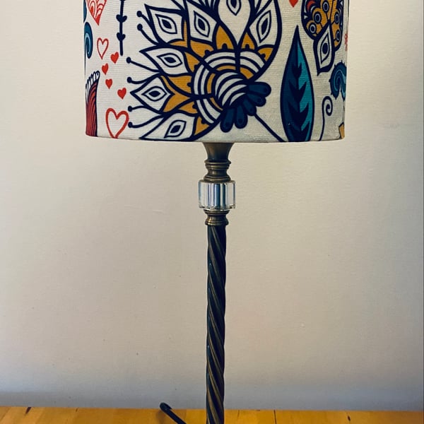 A Lovely Handmade Modern Pattern 20cm Table Lampshade 