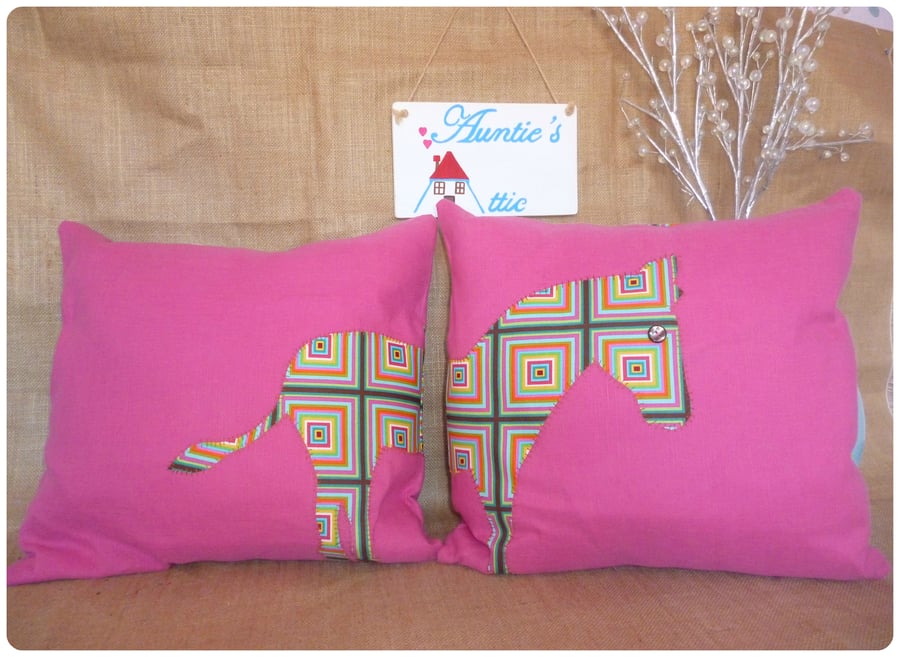 Pink Zebra Pair Cushions (SKU00013) ON SALE