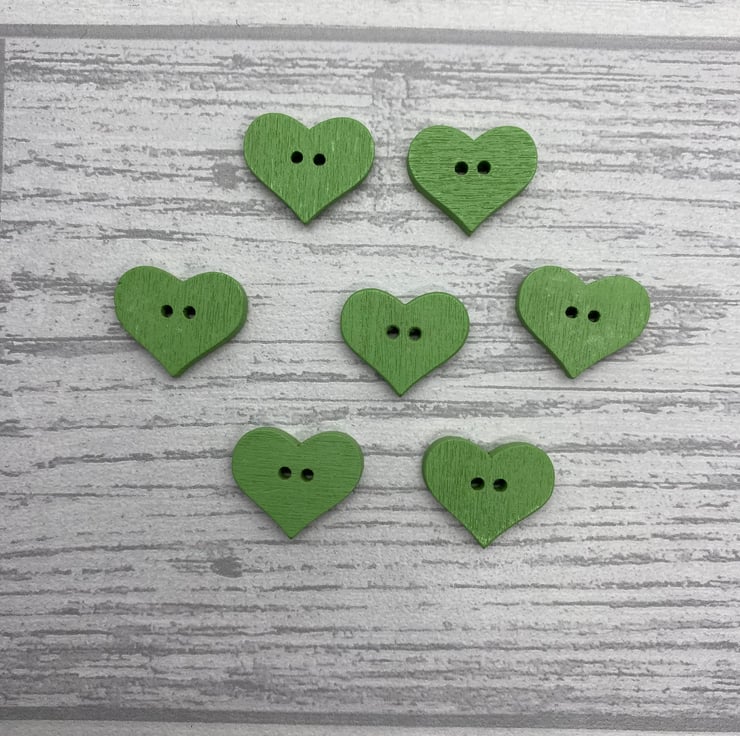 Heart shaped buttons craft supplies deals
