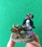 Very Tiny Cooking Fairy Decoration, Fairy Doll Ornaments, Cottage Core
