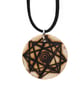 Sacred geometry pendant, wooden pendant, light codes - Image 3