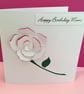 Birthday Card - Rose - Image 3