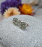 Sterling Silver Spiral Patterned Disc Stud Earrings - JBJ3036 - Image 2