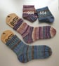 Wool hand knitted socks, Unisex socks, Multi-coloured knit socks - Image 5