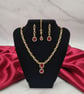Red and Gold Jewellery Set 