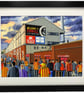 Partick T. Framed & Unframed Art Print, Thistle Football FC Firhill Stadium Gift - Image 1