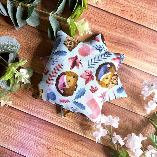 Blue Hedgehog Handwarmers Lavender Scented Hand Warmers, Hedgehog gifts, warm ha