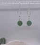 Aventurine and sterling silver links earrings - Image 1
