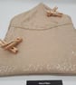 Peg bag, clip on in beige pattern fabric.   - Image 6