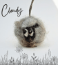 Cloudy the Sheep your pocket-sized stress buddy and a keyring   M