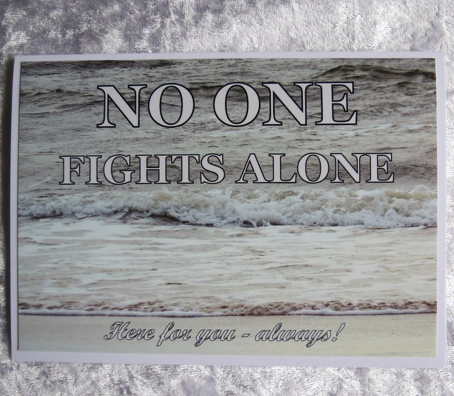 Mental health card, empathy card, blank inside