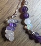 Handmade Amethyst, Rose Quartz and moonstone bracelet  - Image 5