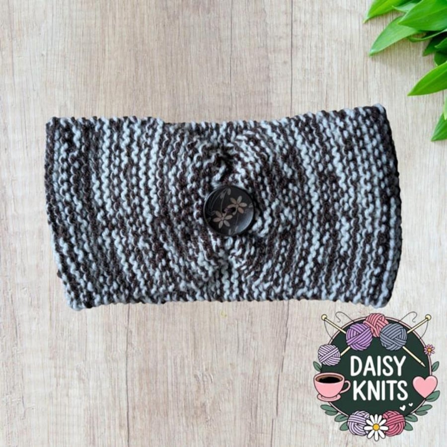 Hand Knitted Ear Warmer - Ladies Headband