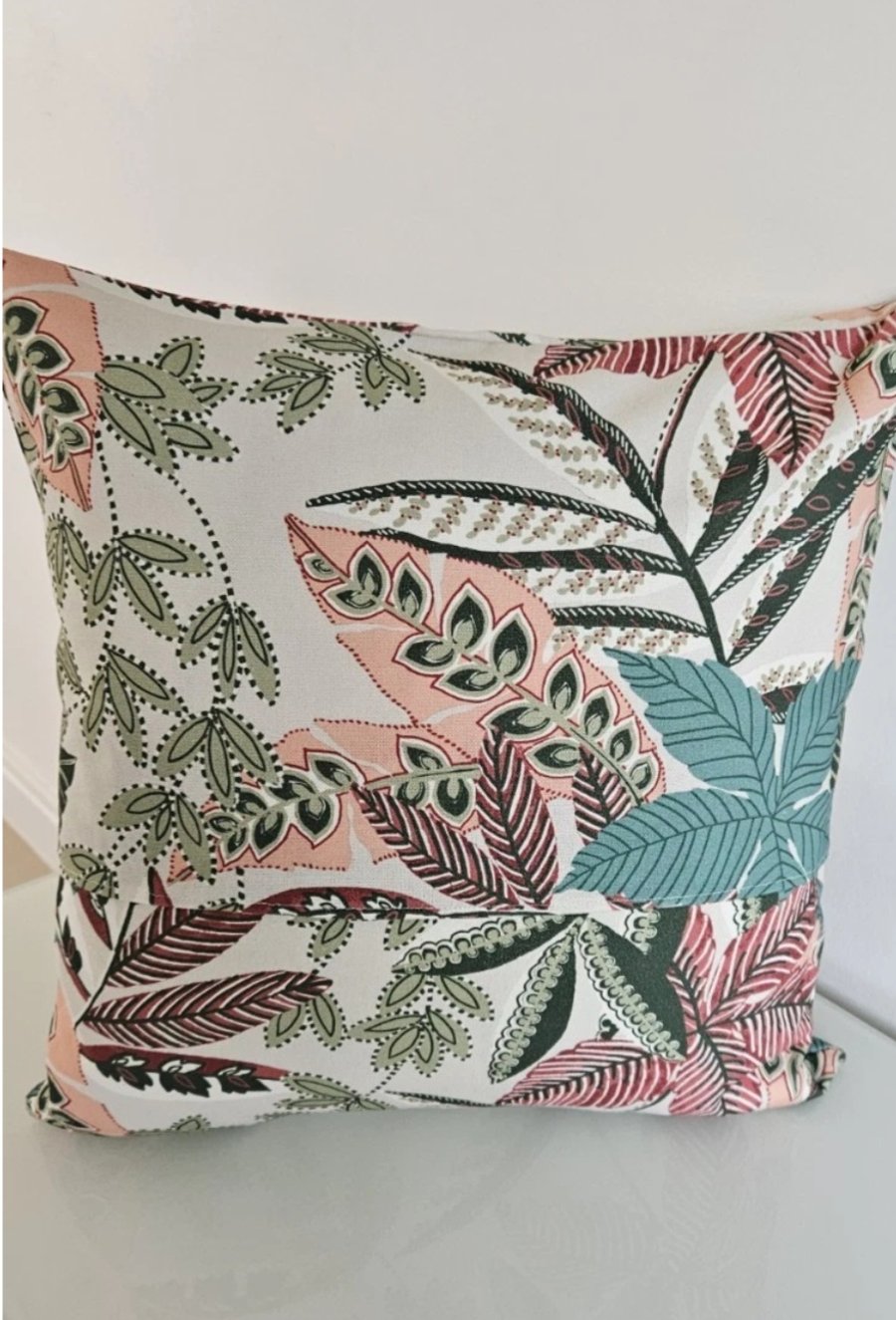 A Pair of 16" multicoloured cushion covers prestigious textile fabric 