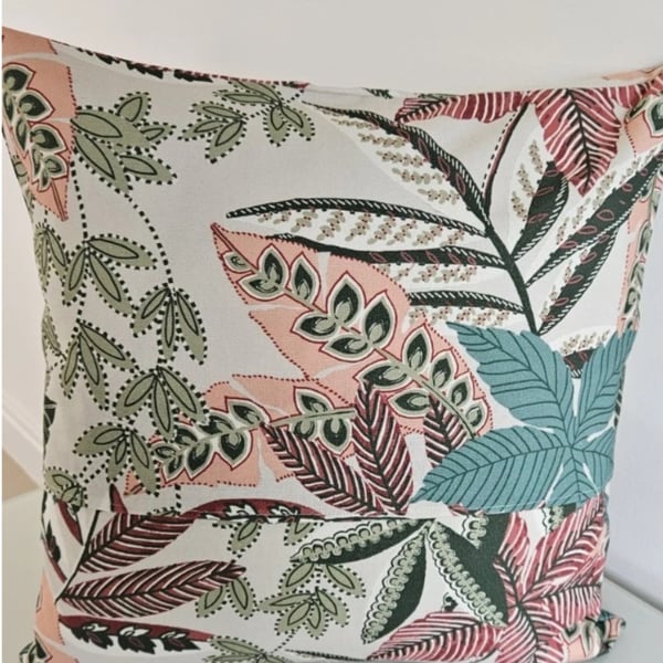 A Pair of 16" multicoloured cushion covers prestigious textile fabric 