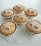 Faux Fake Bake Food 6 Mince Pies Christmas Table Decoration 