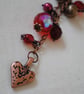 Red Copper Daisy Necklace - Image 4