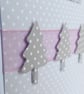 Set of 4 Polka Dot Christmas Tree Cards - Pastels - Image 7
