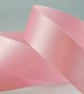 Pink satin ribbon 25mm, 38mm x 3 metres  - Image 1