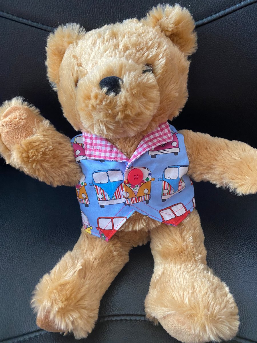 Teddy Bear Camper Van Waistcoat