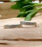Handmade Personalised Silver Tree Bark Ring - Image 3