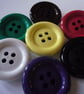 Sunny Yellow  Button Brooch Hair Clip