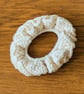 Crocheted hair bobble - cream