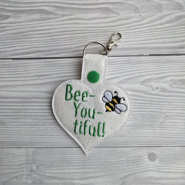 Bee Keyring - Bee -You -Tilful! Keyring