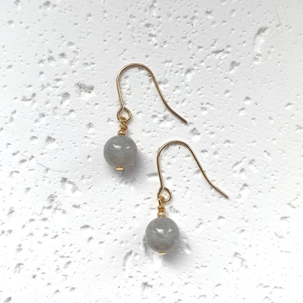 Maya Drop Earrings - Labradorite