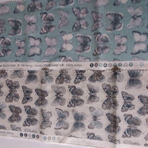 Fabric 8 Strips Vintage Butterfly - Floral Ref No K3VCK