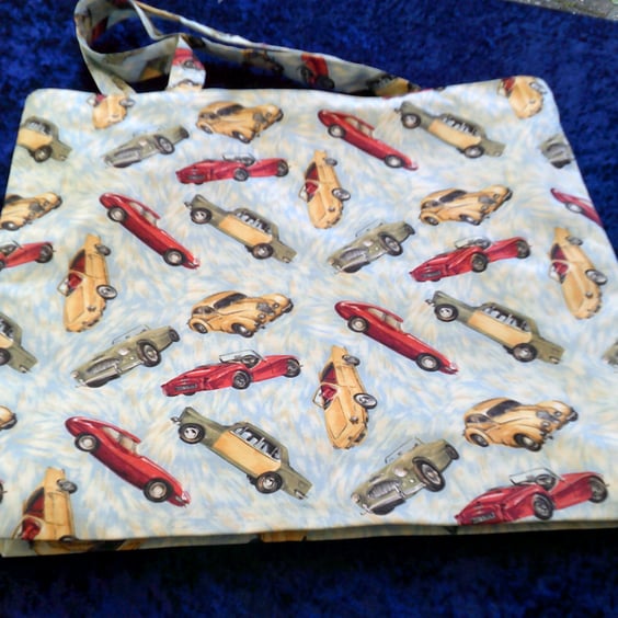 Classic Cars Small Shopping Bag