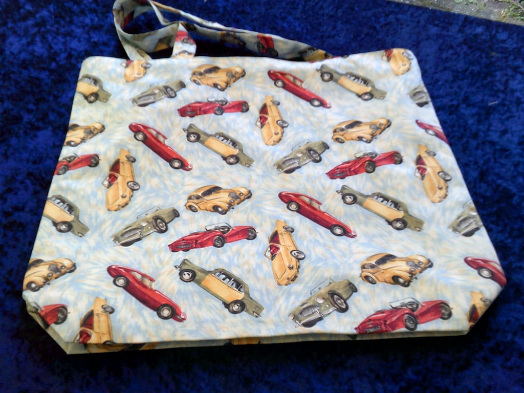 Classic Cars Small Shopping Bag