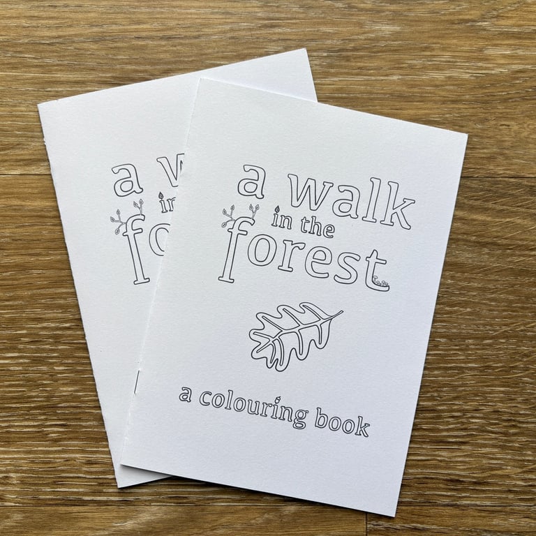 A Walk in the Forest - Adult Colouring Book
