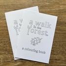 A Walk in the Forest - Adult Colouring Book