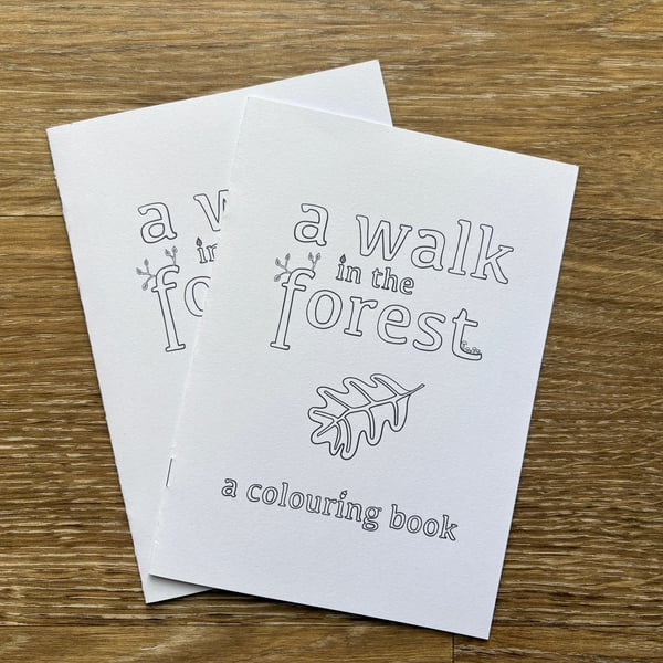 A Walk in the Forest - Adult Colouring Book
