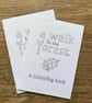 A Walk in the Forest - Adult Colouring Book