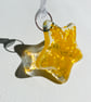 MINI Yellow Fused Glass Star - Image 2