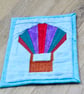 Hot Air Balloon Mug Rug Coaster - Image 3