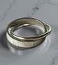 Duo Interlinked Silver Ring - Image 4