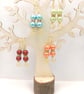 Pearl Earrings - Love Heart Pearl Drop Earrings - Choice of Colours - Image 9