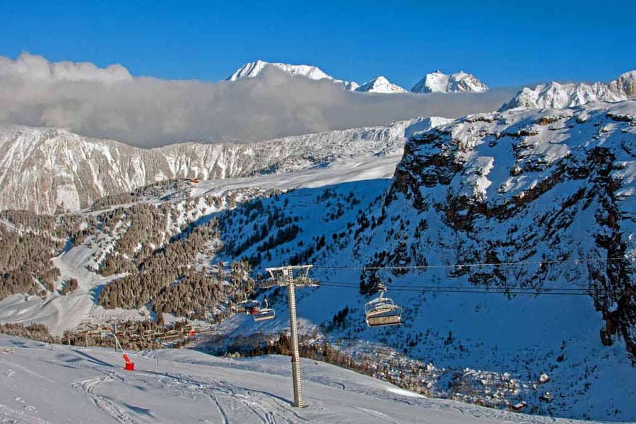 Courchevel 3 Valleys French Alps France Photograph Print