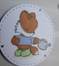Card For Dad - Father's Day, Birthday - Fox With Watering Can - Image 6