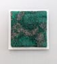 Summer Seconds Green nature inspired Textile Art - FRAMED - Image 4